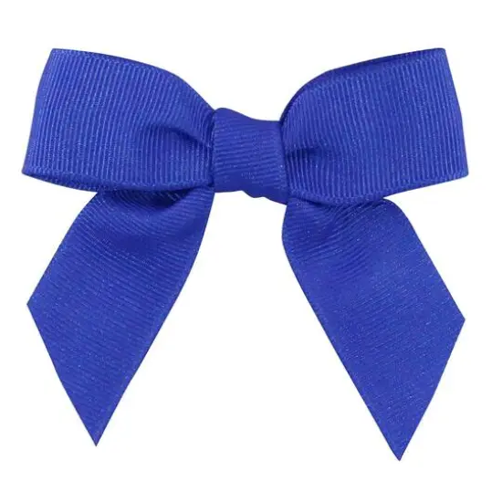 JAM Paper 7/8" Grosgrain Twist Tie Bows, 100ct. Royal {1}