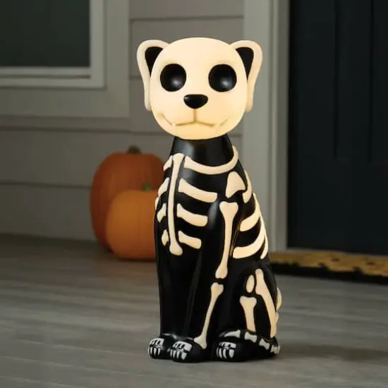 23.5" LED Lighted Skeleton Dog Blow Mold by Ashland&reg; {3}
