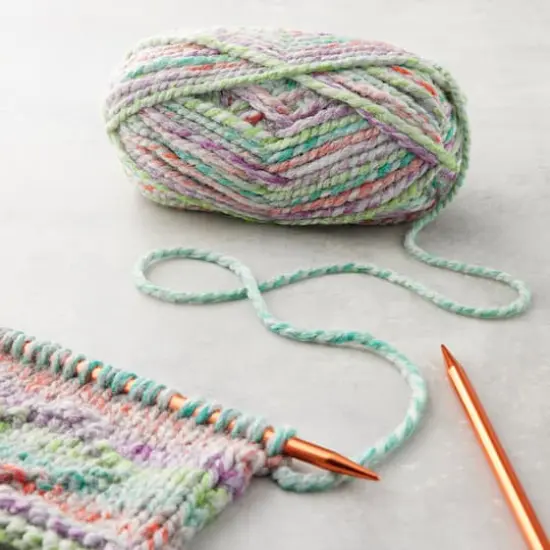 Lion Brand&reg; Wool-Ease&reg; Thick & Quick&reg; Variegated Yarn Eden {3}