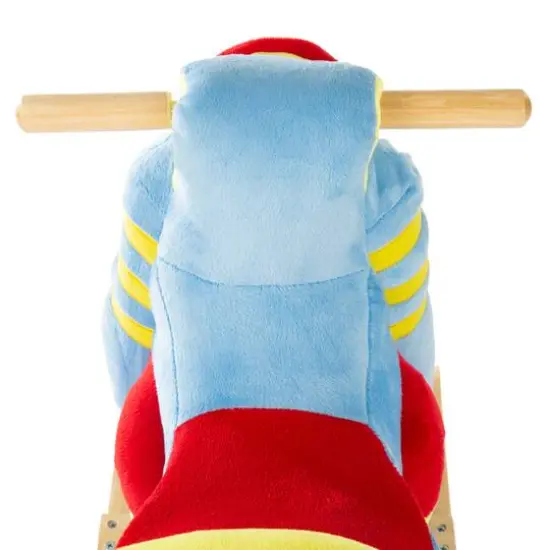 Toy Time Plush Ride-On Rocking Motorcycle {8}