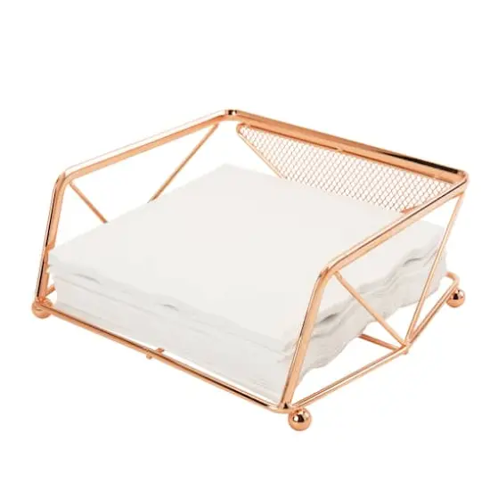 Kitchen Details Geode Napkin Holder Copper {4}
