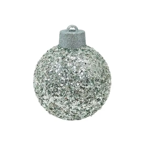 7" Glitter Ball Ornament Tabletop D&eacute;cor by Ashland&reg; Blue {1}