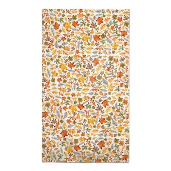 102" Fall Leaves Pattern Tablecloth {1}