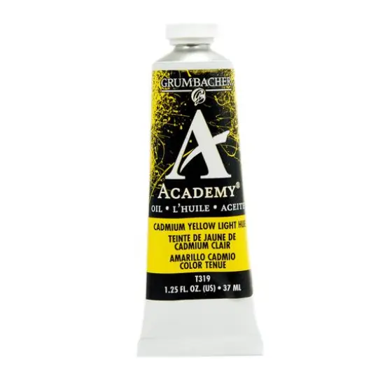 Grumbacher&reg; Academy&reg; Oil Color, 37mL Cadmium Yellow Light Hue {1}
