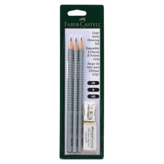 Faber-Castell&reg; Grip Pencil Artist Drawing Set {6}