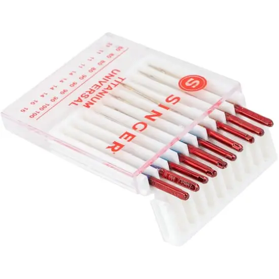 SINGER&reg; Titanium Universal Regular Point Machine Needles, 10ct. {4}