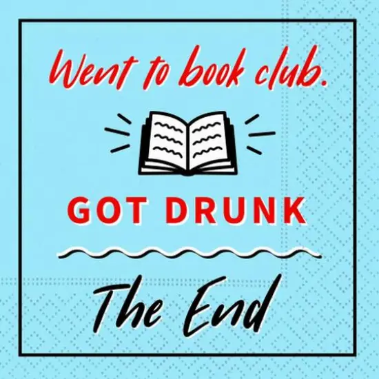 JAM Paper Book Club Cocktail Napkins, 40ct. {1}