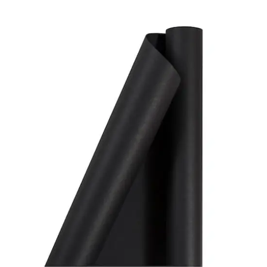 JAM Paper Matte Wrapping Paper, 3ct. Black {1}