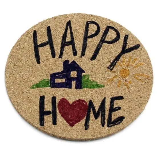 Hygloss&reg; 4" Round Cork Coasters, 6ct. {4}