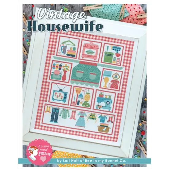 It's Sew Emma&reg; Vintage Housewife Cross Stitch Pattern {1}