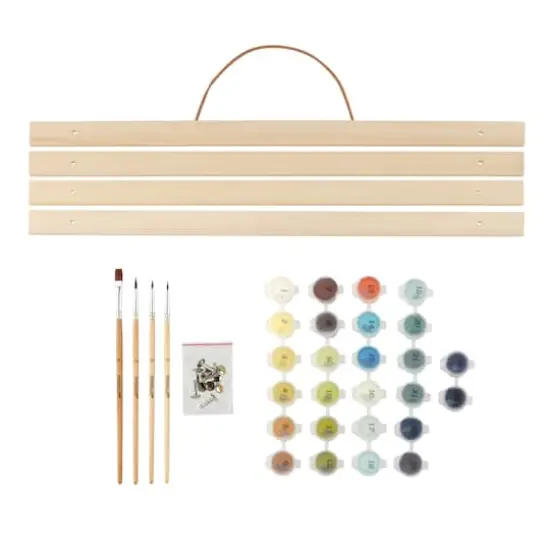 16" x 20" Dark Forest Paint-by-Number Kit with Wood Display Hanger by Artist's Loft&reg; {3}