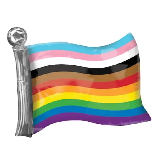 27" LGBTQ+ Flag Foil Balloon {1}