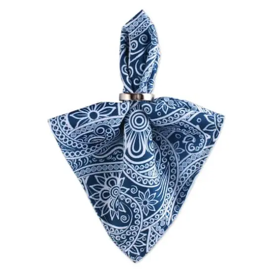 DII&reg; Blue Paisley Print Outdoor Napkins, 6ct. {3}