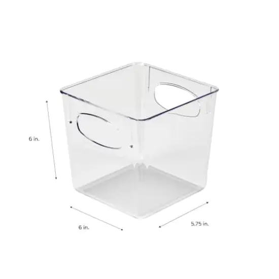 Simplify Small Square Horizontal Clear Organizer {4}