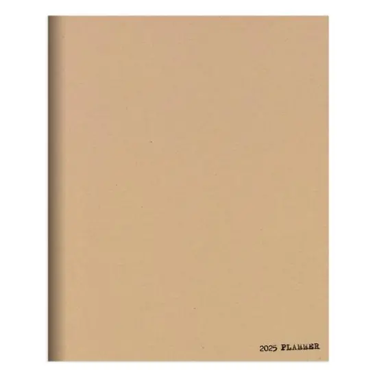 TF Publishing 2025 Anything But Basic Kraft Medium Monthly Planner {1}