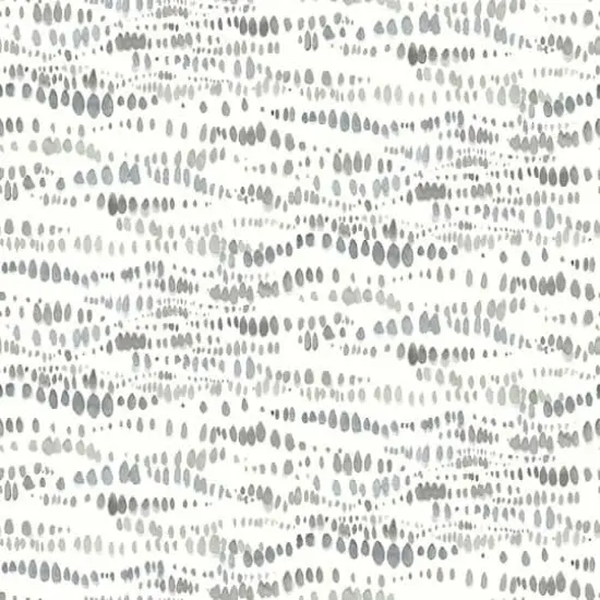 RoomMates Dotted Line Peel & Stick Wallpaper Gray and White {1}