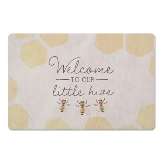 Welcome To Our Hive Floor Mat {1}