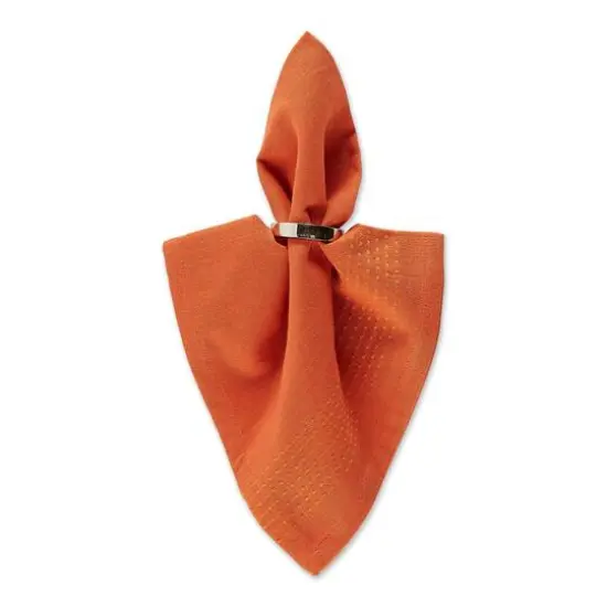 DII&reg; Burnt Orange Dobby Stripe Cloth Dinner Napkins, 6ct. {3}
