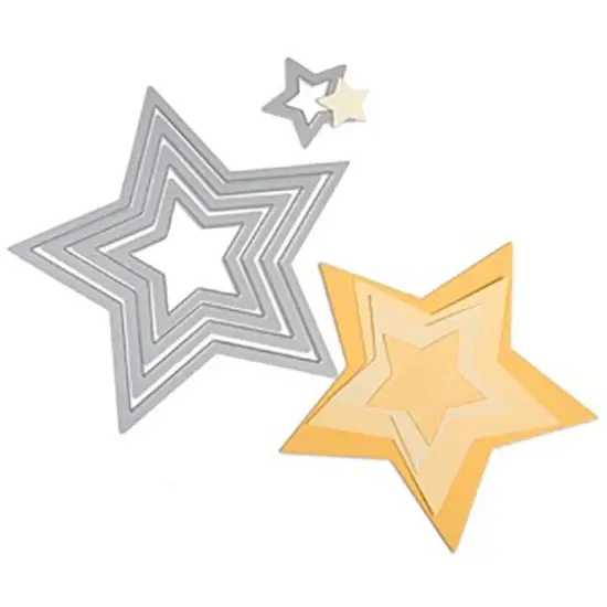Sizzix&reg; Framelits&reg; Stars Die Set {3}
