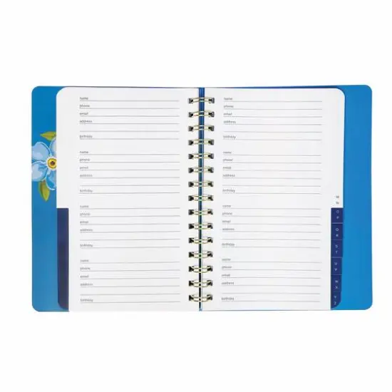 Steel Mill & Co.&reg; Forget Me Not Address Book {4}