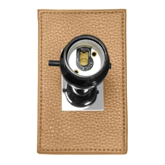 Lalia Home Lexington 21" Leather Home D&eacute;cor Table Lamp Beige {9}