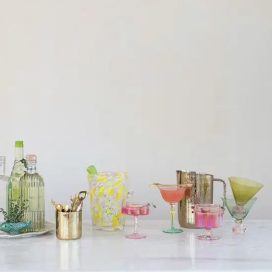 Hello Honey 16-Ounce Stainless Steel Container/Cup with Etched Flowers, Antique Finish {4}