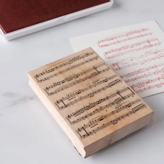 Sheet Music Wood Stamp by Recollections&trade; {3}