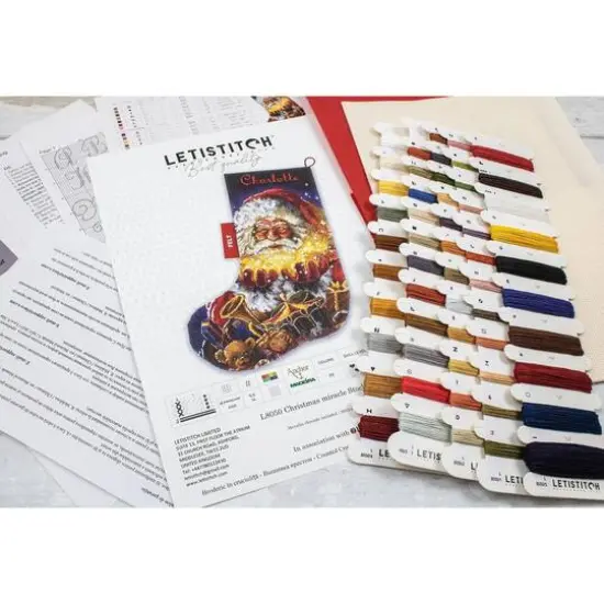 Letistitch Christmas Miracle Stocking Counted Cross Stitch Kit {9}