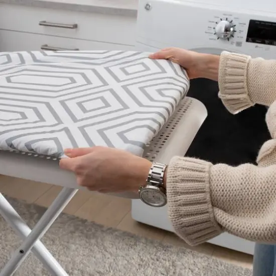 Simplify Silver Scorch Resistant Ironing Board Cover & Pad {7}