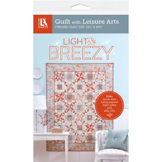 Leisure Arts&reg; Light & Breezy Quilt Pattern {1}