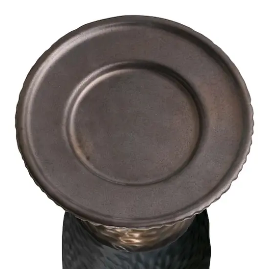 American Art Decor Twin Crucibles 2-Piece Table Top Candle Holder Set in Black - 15.25" x 4.5", 15.25" x 4.5" {4}