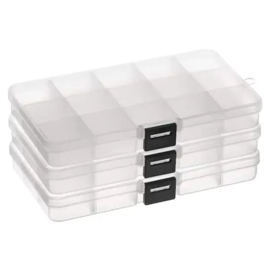 Small Clear Bead Storage Cases, 3ct. by Bead Landing&trade; {1}