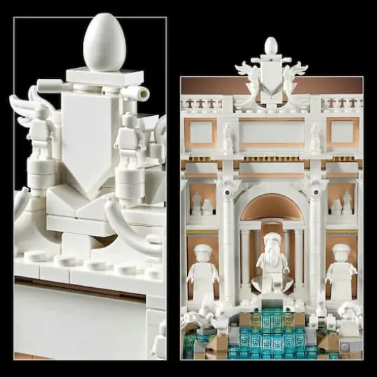 LEGO&reg; Architecture Trevi Fountain Model, Italian Landmark Rome Memorabilia 21062 {7}