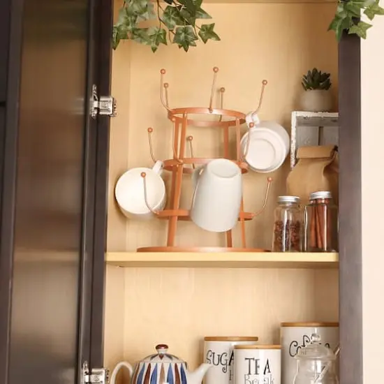 DII&reg; Vintage Coffee Mug Stand Matte Terra Cotta {7}