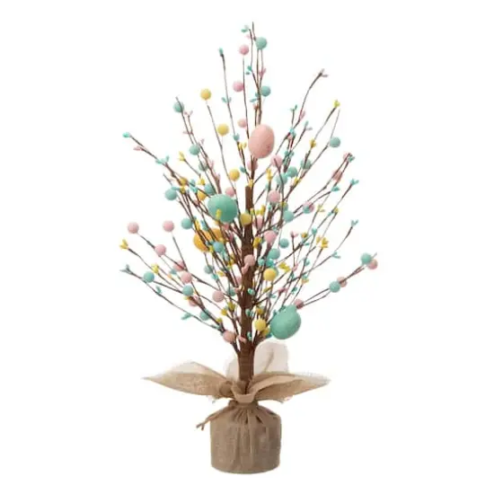 Glitzhome&reg; 18" Easter Eggs Tabletop Tree {1}