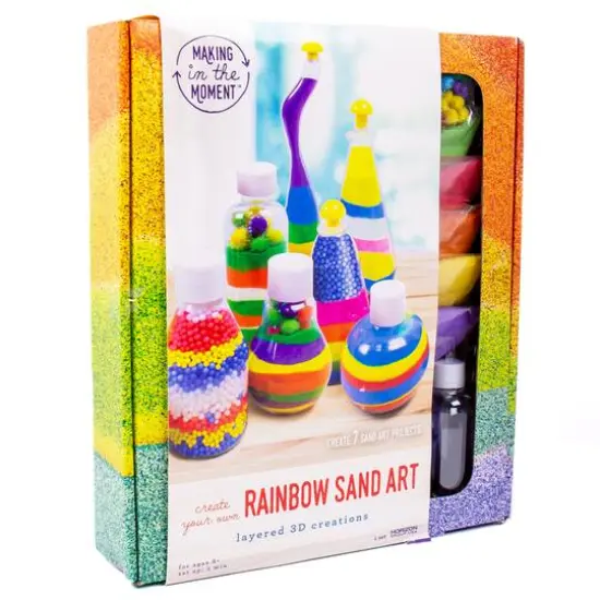 Making in the Moment&reg; Create Your Own Rainbow Sand Art {3}