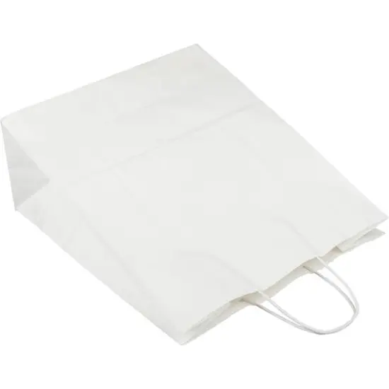 JAM Paper 15.5" White Kraft Solid Gift Bags, 100ct. {4}