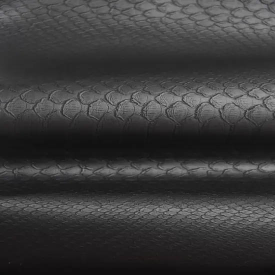 Feldman Black Reptile Faux Leather {3}
