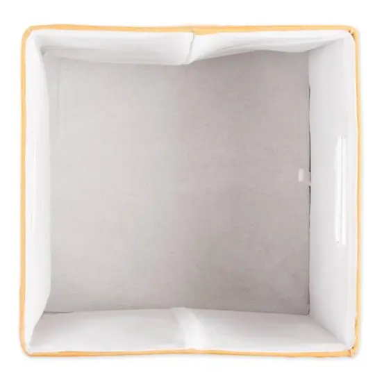 DII&reg; Striped Square Storage Cube Pumpkin Spice {4}