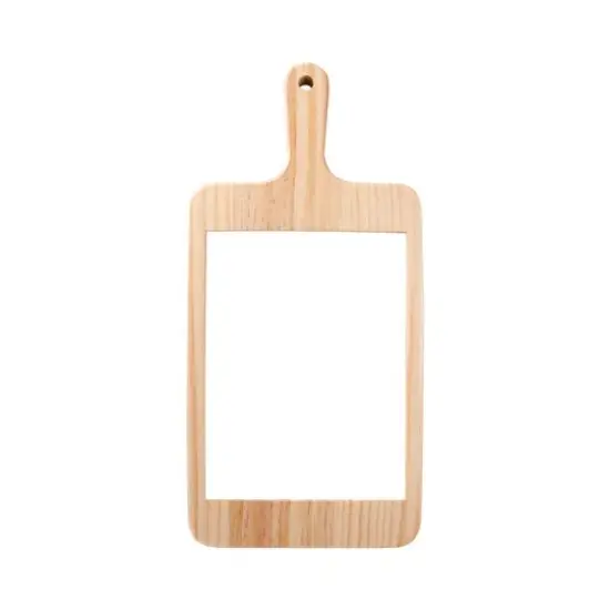 Craft Express Pinewood Cheese Board with Ceramic Tile Insert {1}