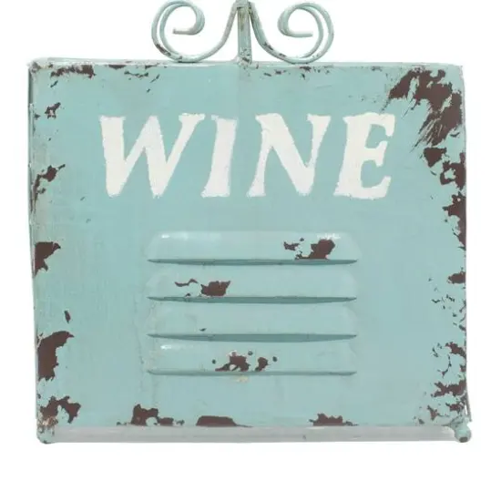 15" Metal Vintage Wine Holder Set {10}