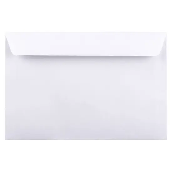 JAM Paper 6" x 9" White Booklet Commercial Envelopes {1}
