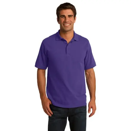 Port & Company&reg; Core Blend Pique Adult Polo Purple {4}