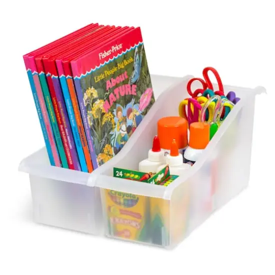 IRIS Clear Connecting Book Bin {9}