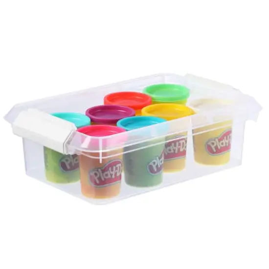 3.4qt. Storage Bin with Lid by Simply Tidy&reg; White {4}