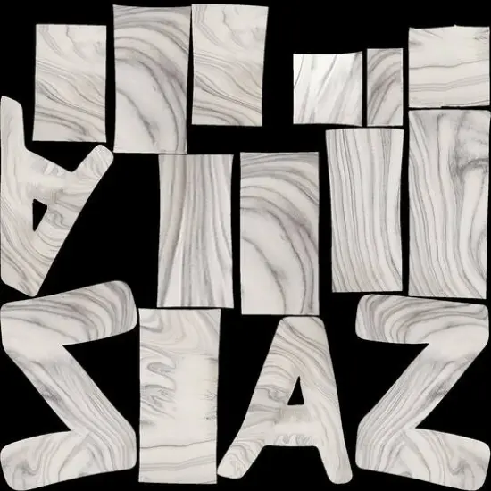 CosmoLiving by 8" Cosmopolitan Contemporary A & Z Dolomite Bookend Set White {5}