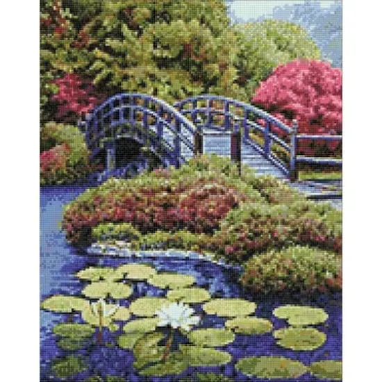 Wizardi Japanese Garden Diamond Painting Kit {1}