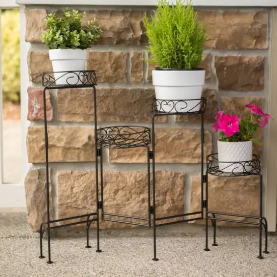 25'' Four-Tier Plant Stand Screen {7}