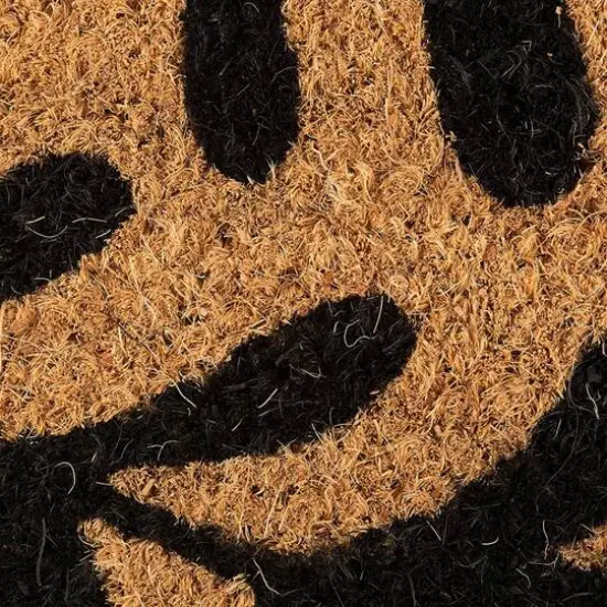 DII&reg; J&M Black Ferns Vinyl Back Coir Doormat {3}