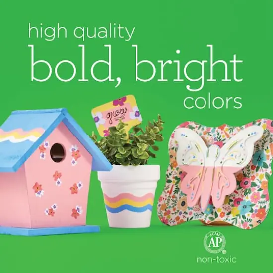 Apple Barrel&reg; Acrylic Spring Colors Paints with Mod Podge Gloss 16 Piece Set {7}